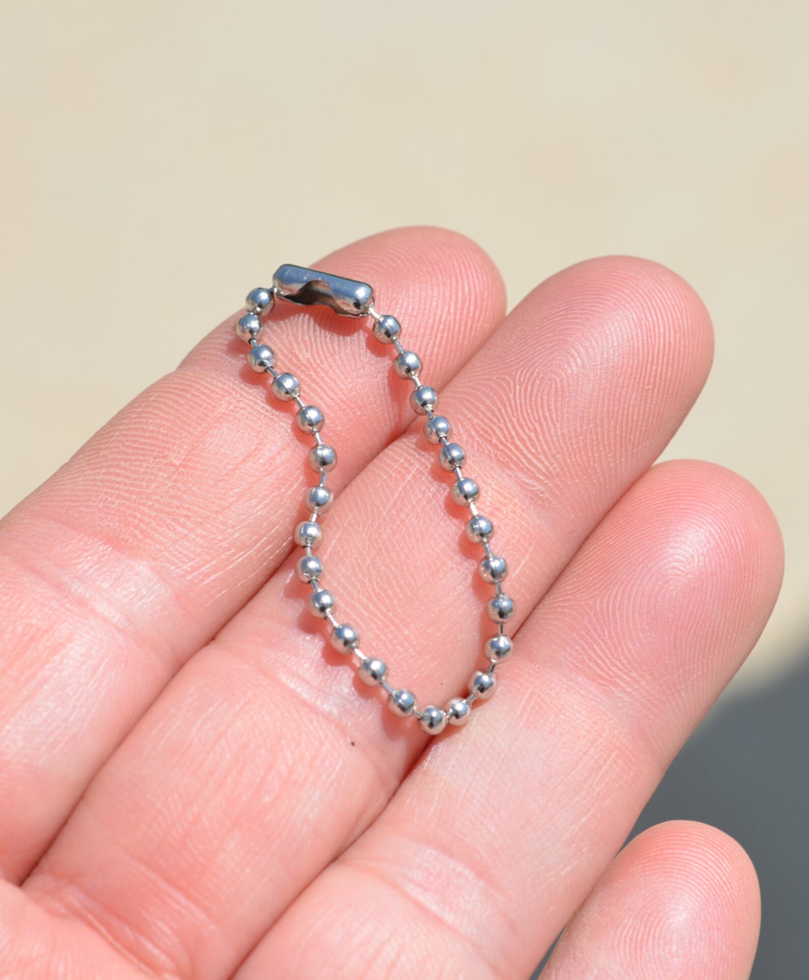 BULK 50 Ball Chain Silver Tone Key Chains F320 Etsy