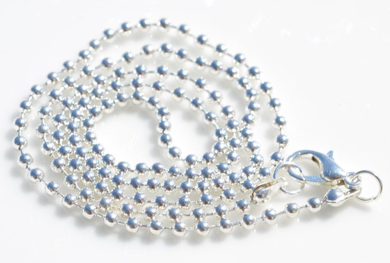 12 Bright Silver Tone 20