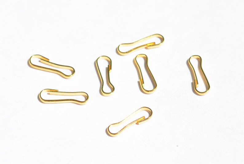BULK 100 Tiny Lanyard Gold Tone Clips F150 Etsy