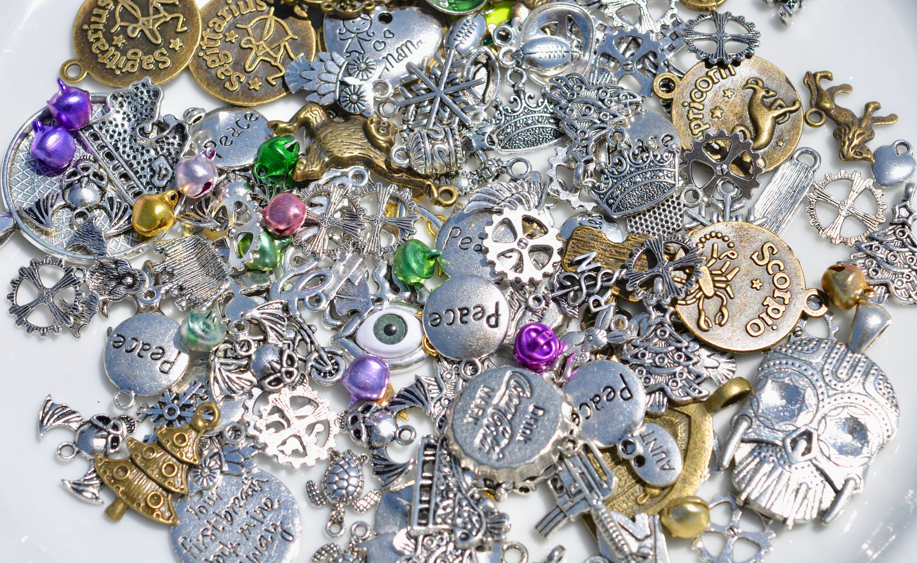 Clearance Charms Bulk Charms for Jewelry Making Charm Pack Wholesale Charms Bulk 10 Ounces Wholesale Charms Hundreds of Charms