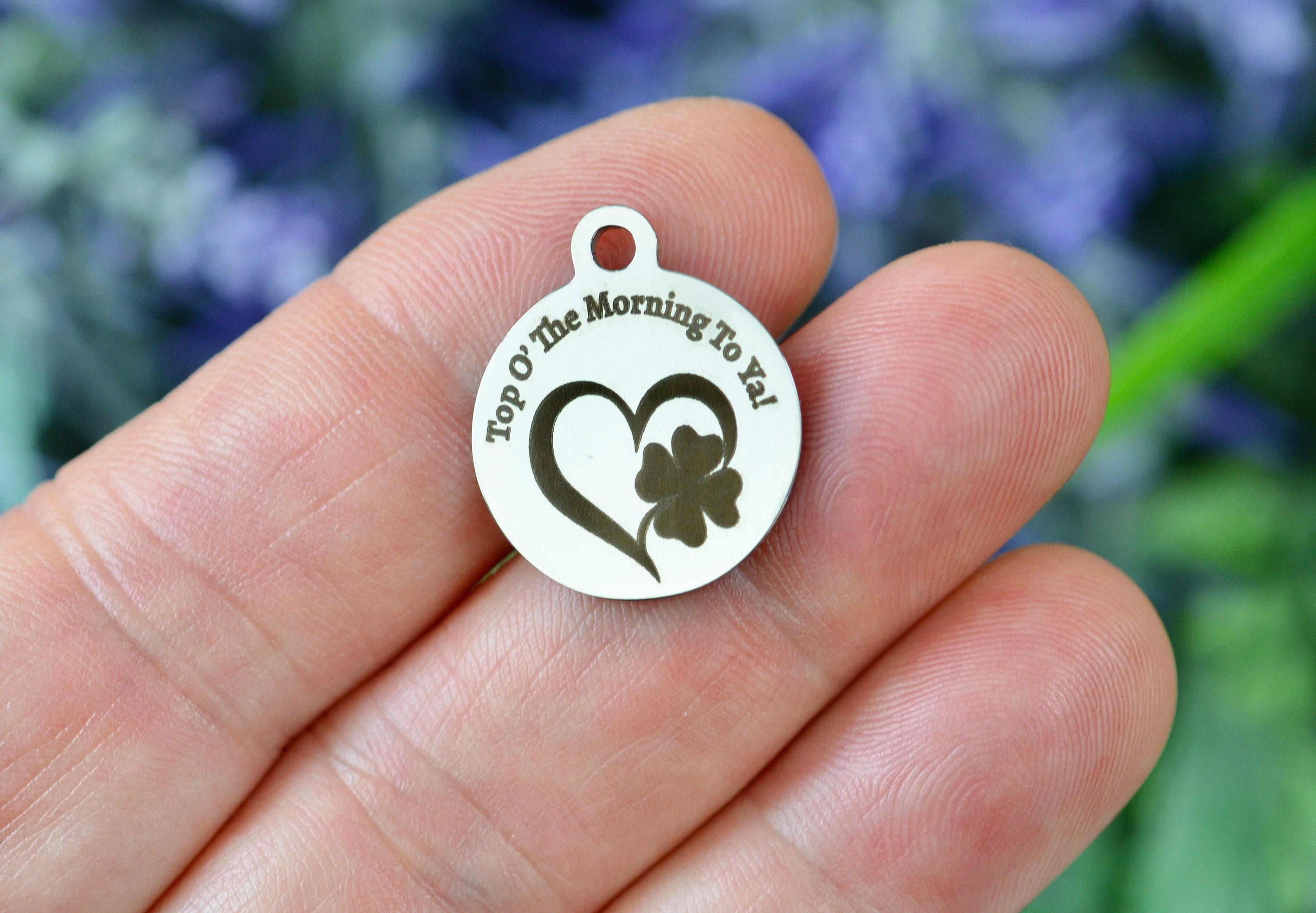 Top O' the Morning to Ya!, Heart With a Clover Custom Laser