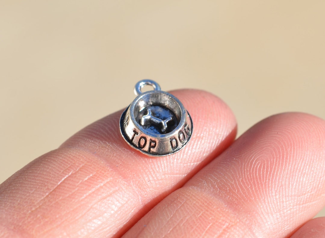 10 Top Dog Silver Tone 3D Charms SC1543 Etsy