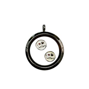 1 Memory Locket I Love Coffee Charms FL143 image 1