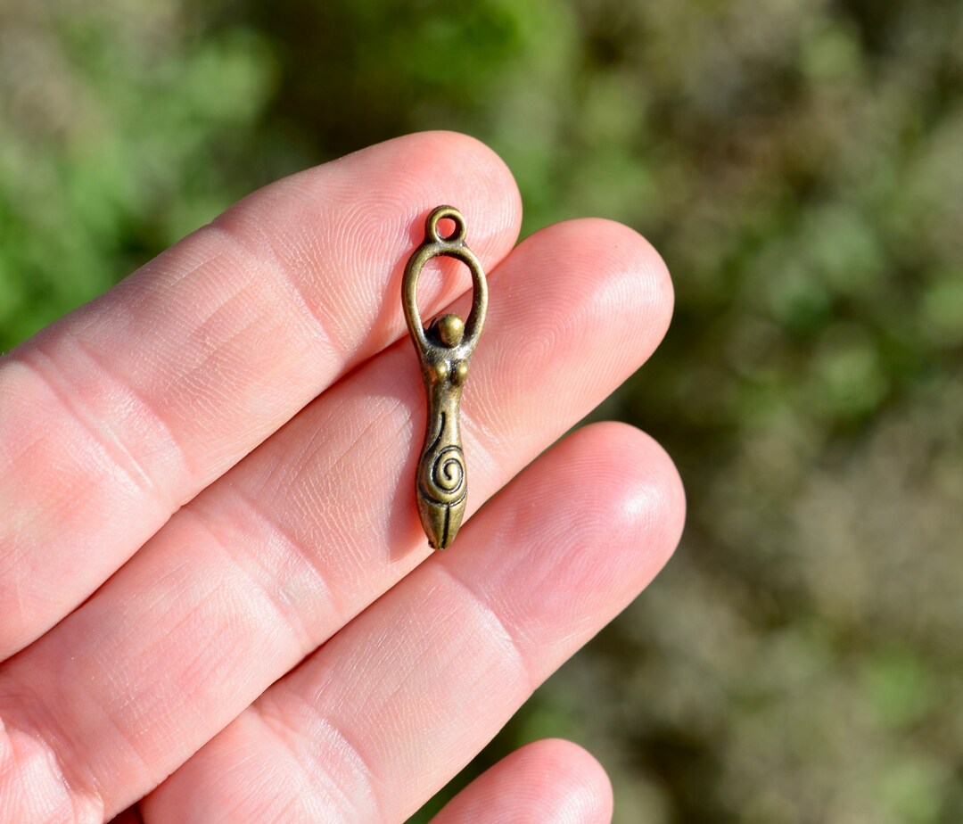 BULK 50 Goddess Bronze Tone Charms BC6516 Etsy