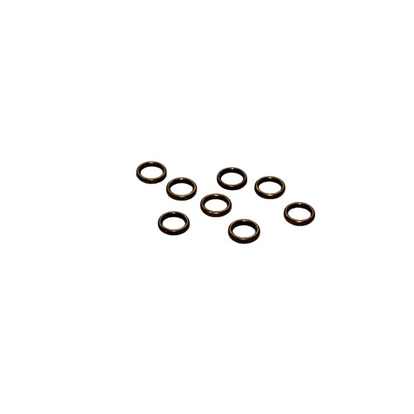 BULK 100 Bronze  Tone 6mm  Soldered Jump Rings F287