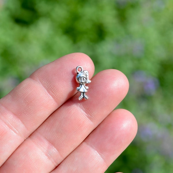 Little Girl Charm Etsy