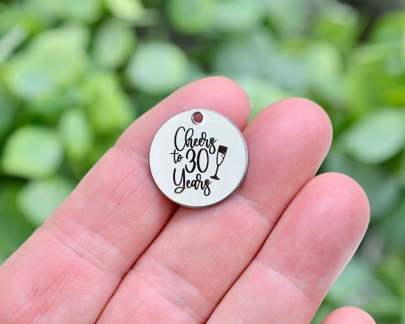 Custom engraved charm deals