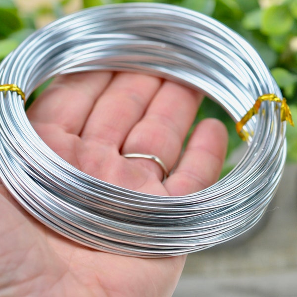 10 Meter Craft Wire, Wire Wrapping, 2mm Anodized Aluminum Roll F738