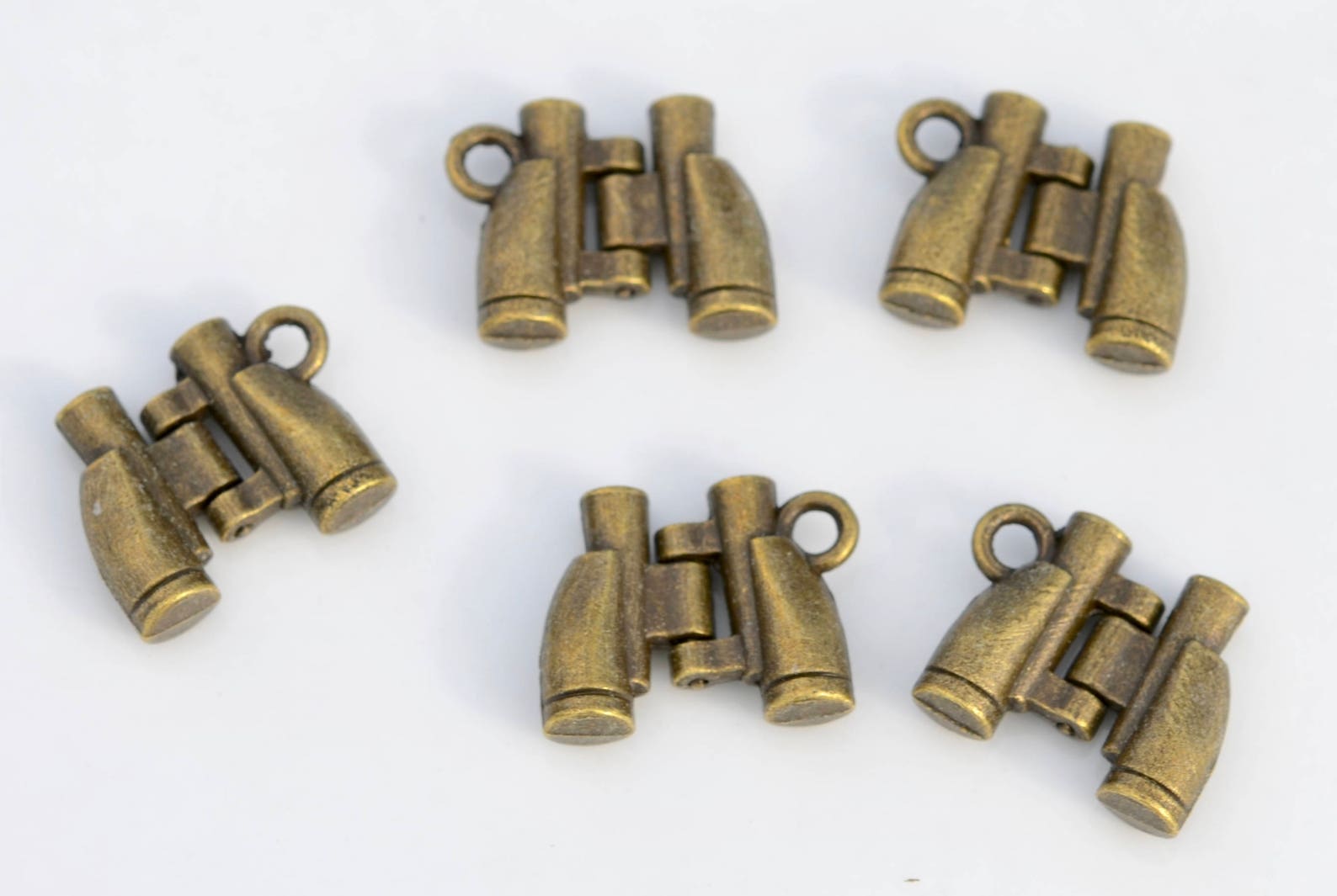 BULK 20 Binocular 3D Bronze Tone Charms BC5369 Etsy