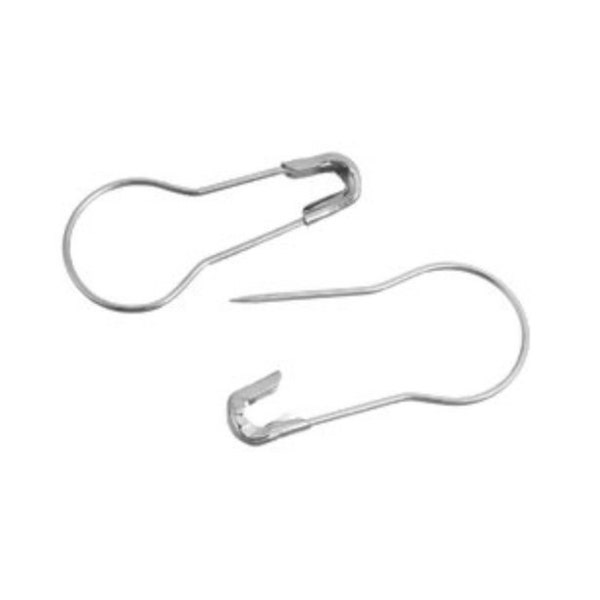 BULK 100 Silver Tone Locking Stitch Markers Knitting Accessories, Bulb Safety Pin   F711