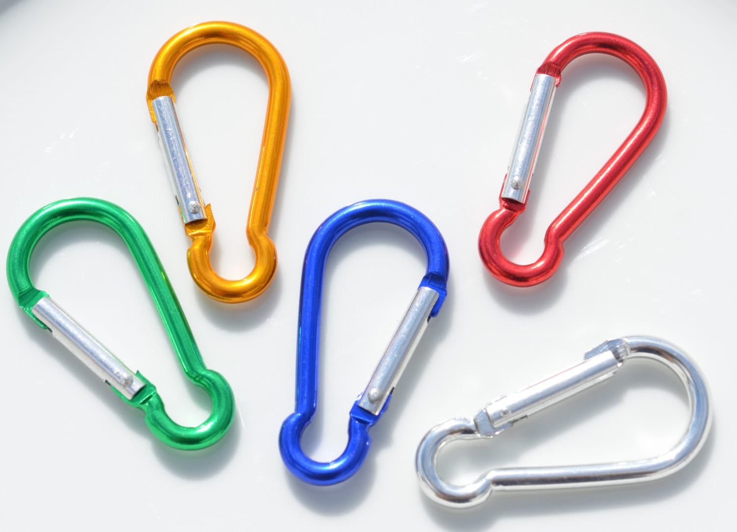 BULK 20 Mini Carabiner Clips Multi Color Aluminum F378 Etsy