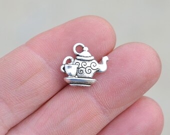 Lot 12Pcs Mixed Antique Silver Charms Teapot Wine Pot Flask For DIY Making Lot 12Pcs Mixed Antique Silver Charms Teapot Wine Pot Flask For DIY Making