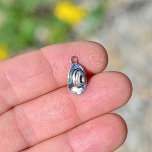 1  Cowboy Hat Antique Silver Tone 3D Western Charm SC2869