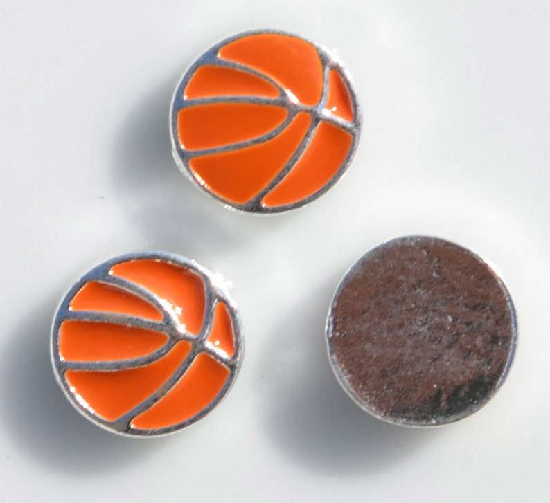 1 Memory Locket Basketball Charm FL175