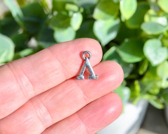 1  Greek Letter for Lambda Silver Tone Charm SC2419