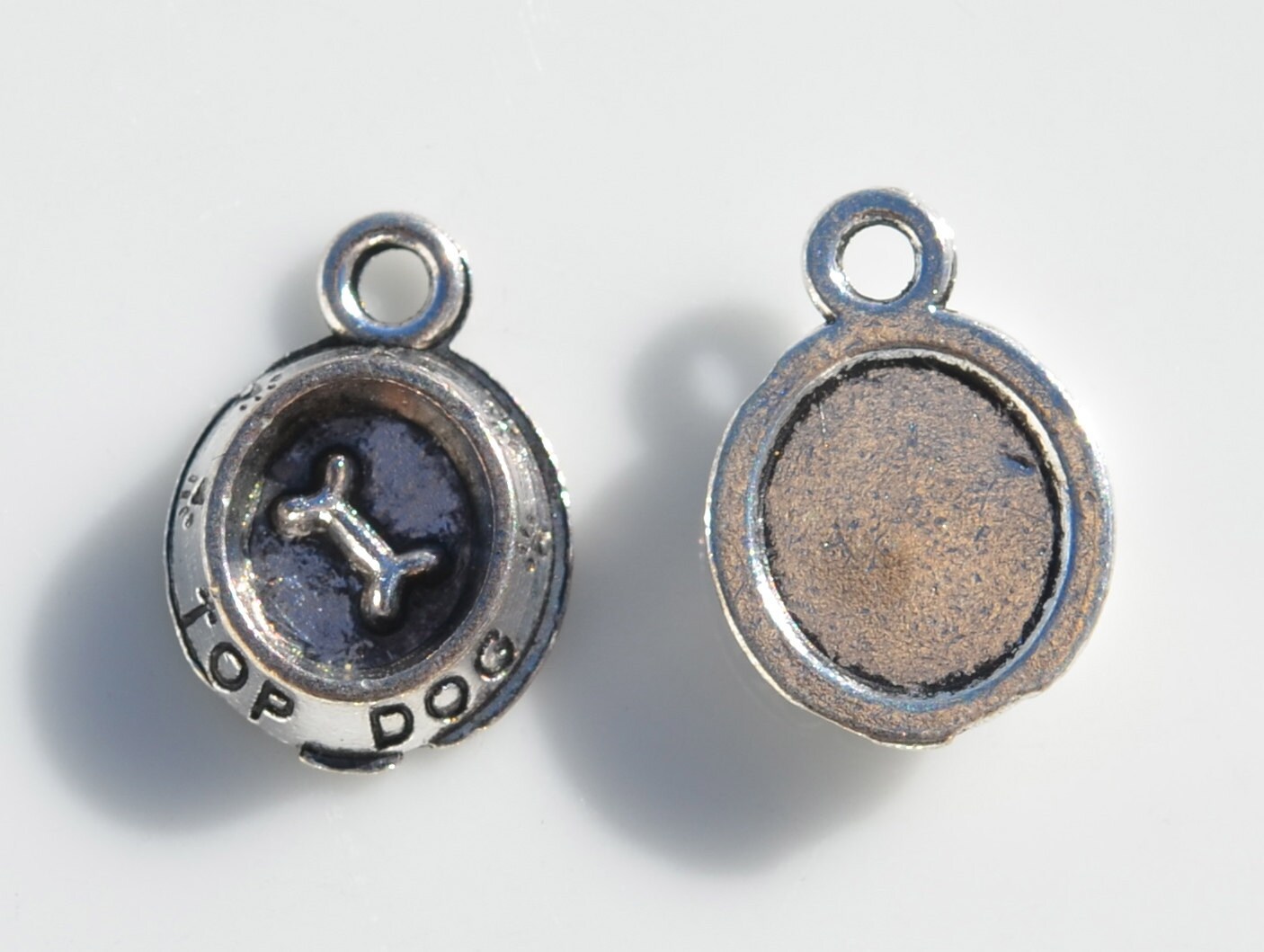 10 Top Dog Silver Tone 3D Charms SC1543 Etsy