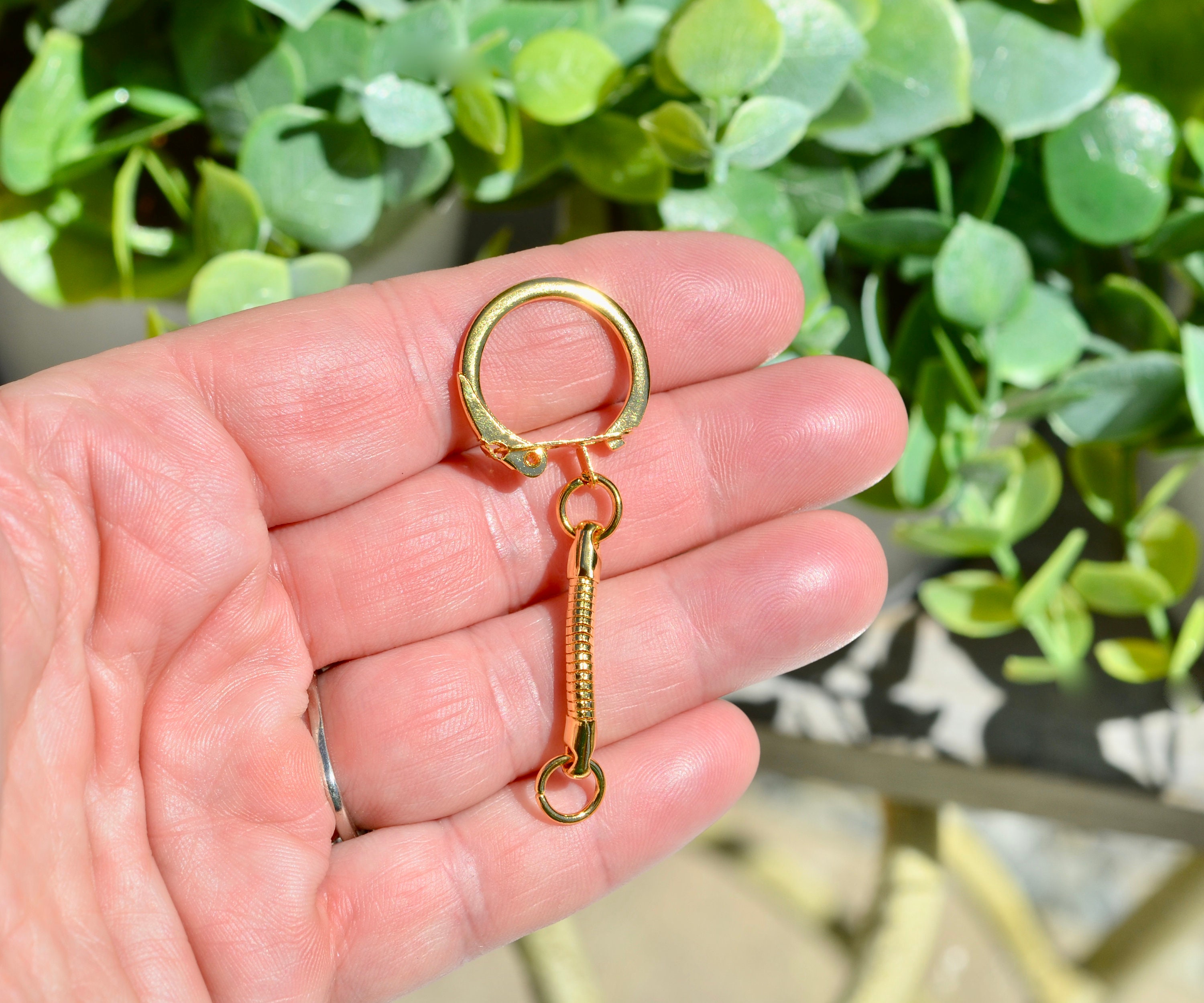 BULK 20 Gold Plated European Key Ring F568 - Etsy
