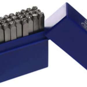 Metal que carimba o conjunto TL112 da caixa de ferramentas das letras do alfabeto de 3mm