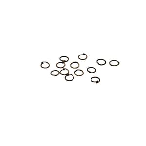 BULK 100  Bronze Tone 6mm Jump Rings  F118