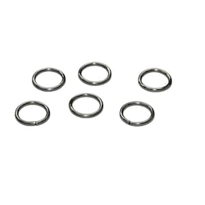 20 Stainless Steel 10mm Jump Rings F504