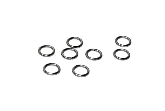 BULK 100 Stainless Steel 8mm Jump Rings F131