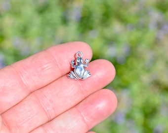 1 Frog  Silver Tone Charm SC2548