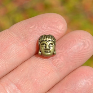 20 Buddha Bronze Tone  Beads BD141