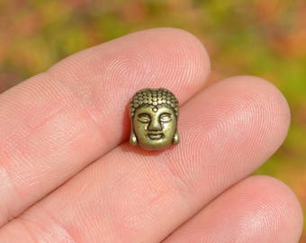 20 Buddha Bronze Tone  Beads BD141