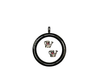 1 Memory Locket Watering Can Charm FL300