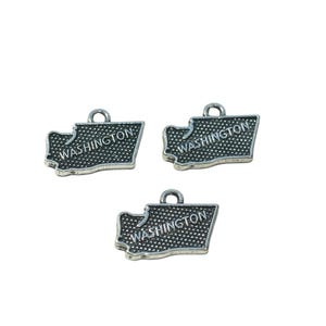 1 State of Washington Silver Tone Charm SC2141 image 5