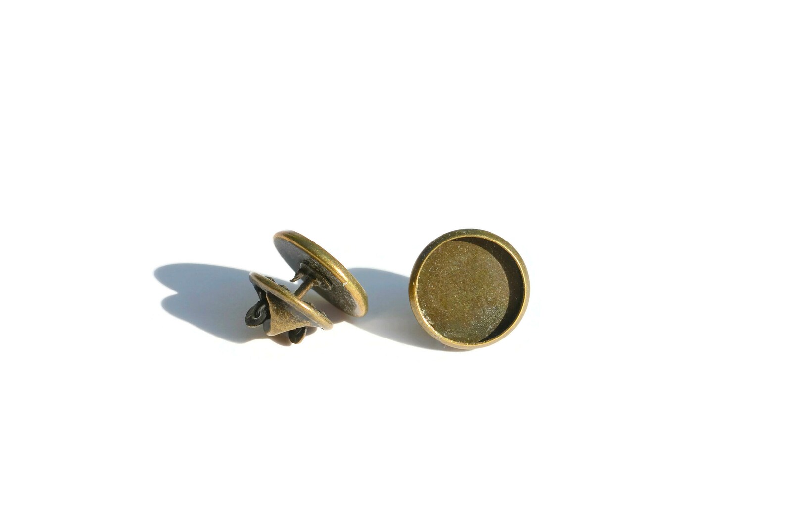 10 Tie Tac Pin Brooch Bronze Tone Lapel Pins F743 Etsy