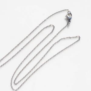 BULK 10 Stainless Steel Cable Chain 18 DIY Necklace C989 - Etsy