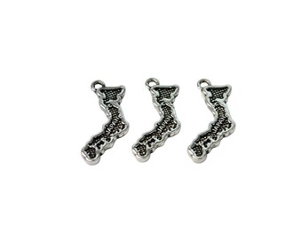 0401様　常連様割り価格　計二点　silver925 1 Japan Silver Tone Two Sided Charm SC4119 - Etsy