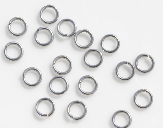 100 Silver Tone Jewelry Ring Connectors 30x28mm 