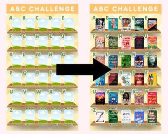 ABC / Alphabet Reading Challenge Template - Etsy New Zealand