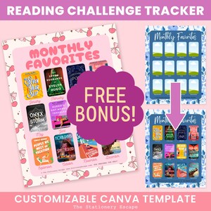 Best Book of the Year Bracket, Book of the Month Tracker, Reading ...