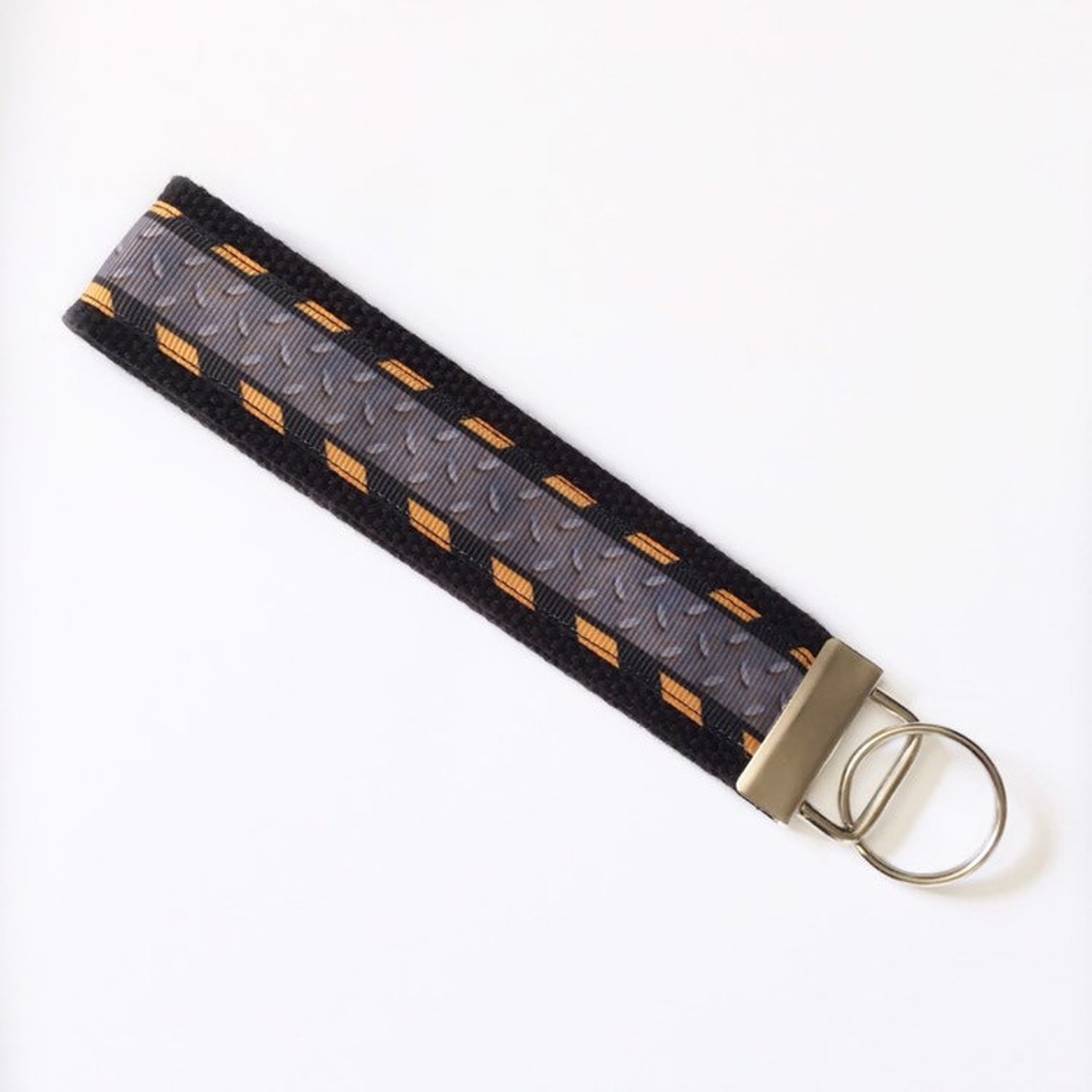 Construction Keychain Wristlet Key Fob Wristlet Etsy