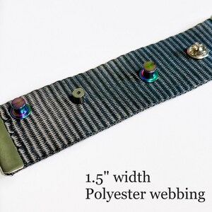 Wide Pin Holder Keychain / Black Keychain Pin Keeper / Pin Collector ...