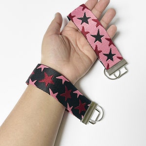 Wide wristlet key chain / stars keychain key holder image 8