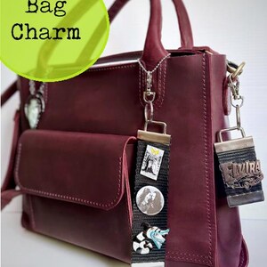 Wide Pin Holder Keychain / Black Keychain Pin Keeper / 1.5 Width / Wide ...