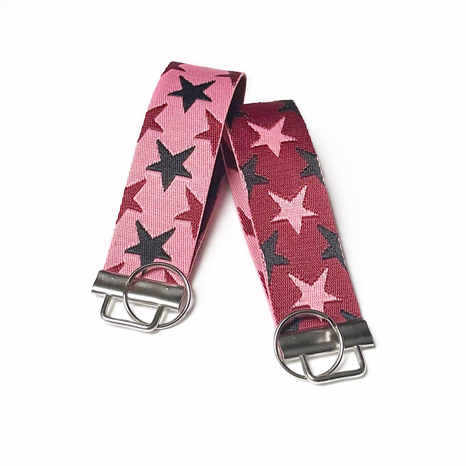 Wide Wristlet Key Chain / Stars Keychain Key Holder - Etsy