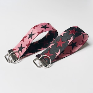 Wide wristlet key chain / stars keychain key holder image 5