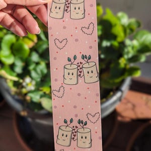 Mellow Love Hearts - Bookmark | Cute Bookmarks | pink Bookmark | valentines day bookmark | gifts for her | gifts for readers | bookish gifts