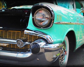 1957 Chevrolet Bel Air - Classic Car - Garage Art - Pop Art - Fine Art Photograph