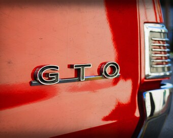 1960s Era GTO - Classic Car - Garage Art - Pop Art - Fine Art Photograph