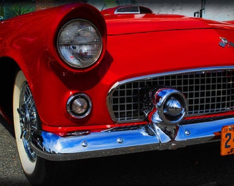 1955 Ford Thunderbird - Classic Car - Garage Art - Pop Art - Fine Art Photograph