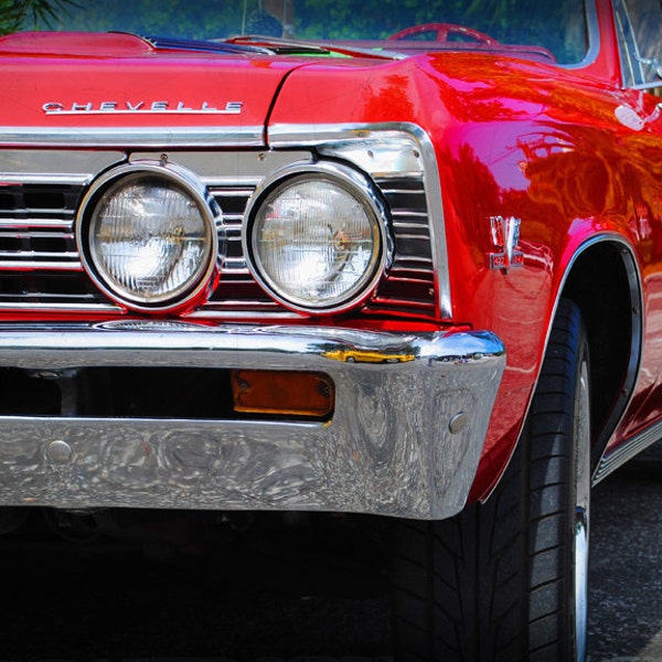 Automotive Art - 1966 Chevrolet Chevelle - Classic Car - Chevy - Garage Art - Pop Art - Fine Art Photograph