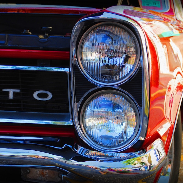 1966 Pontiac GTO - Classic Car - Garage Art - Pop Art - Fine Art Photograph