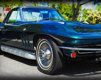 1965 Chevrolet Corvette - Classic Car - Corvette - Garage Art - Pop Art - Fine Art Photograph