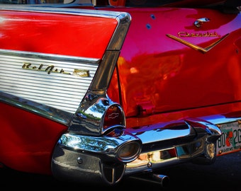 1960s Era Chevrolet Bel Air Station Wagon - Classic Car - Garage Art - Pop Art - Fine Art Photograph